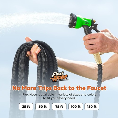 PLUS with 8 Function Nozzle Expandable Garden Hose, Lightweight & No-Kink Fle... - Picture 5 of 6