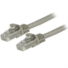 Image of StarTech 1.5m CAT6 Ethernet Cable - Grey CAT 6 Gigabit Ethernet Wire -250MHz ...