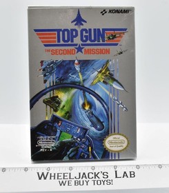 Videojuego Top Gun The Second Mission Nintendo NES 1989 Konami