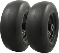 2 Flat Free Tires For Toro Timecutter Ss 4235 Cub Cadet 50 Troy-bilt Mustang 42