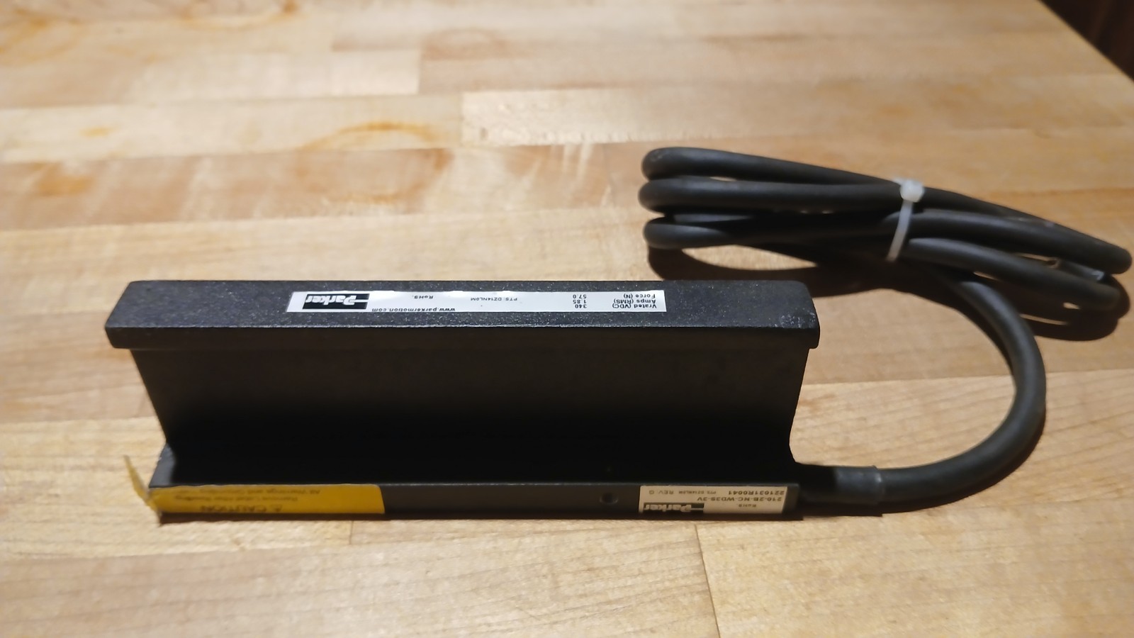 Parker Trilogy Ironless Linear Servo Motor 210-2B-NC-WD3S-3V