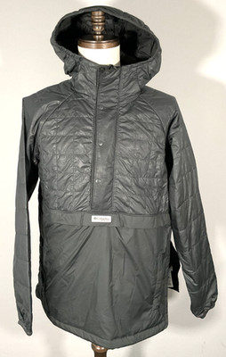 Columbia PFG Uncharted Insulated Anorak Men's Size M Black Jacket NWT
