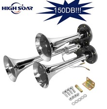 Air Horn For Truck Boats Car 150db Super Loud Train Horns Kit With 120 Psi