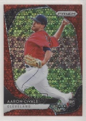 2020 Prizm Tier III Quick Pitch Red Donut Circle /149 Aaron Civale Rookie RC 1u6