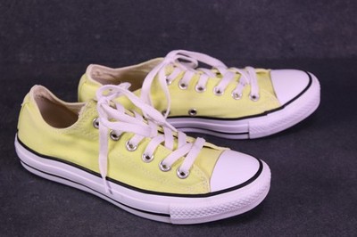 Converse Sneaker Chucks All Star Classic OX Damen Gr. 38 gelb Canvas BC1672