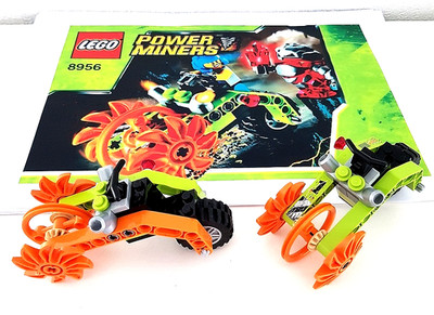 2x Lego Powes Miners 8956 Schachtgräber oh. Figuren+ Aufbauanleitung, top!