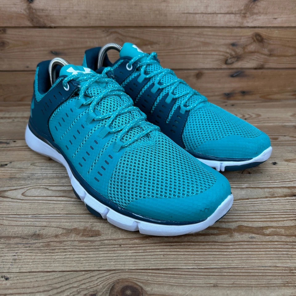 Under Armour Entrenadores Mujer Reino Unido 8.5 Micro G Ilimitado Azul Correr Gimnasio Zapatos UA - Imagen 3 de 4