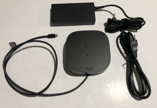 HP USB-C G5 Dock (5YH26AV#ABA) Universal Docking Station w/ 120W AC Adapter