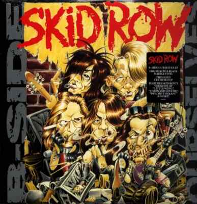 Skid Row B-Side Ourselves YELLOW & BLACK MARBLE NEW OVP BMG Vinyl LP
