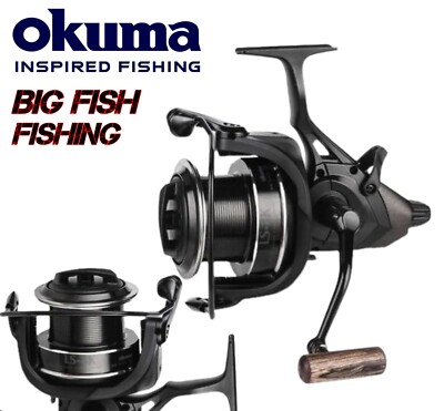 OKUMA LS-8K Baitfeeder Freespool Big Pit Karpfen Angelrolle