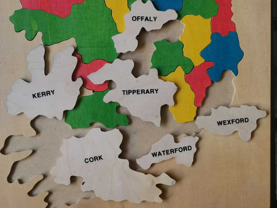 PUZZLE REGIONI IRLANDA LEGNO 2006 - Immagine 3 di 4