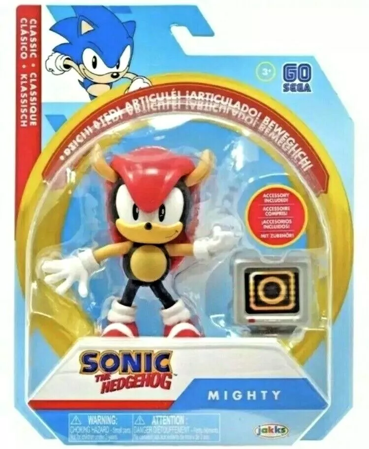 Sonic the Hedgehog Mighty the Armadillo 4 Inch Wave 5 Action Figure –  Insert Coin Toys