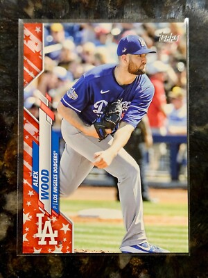 2020 Topps Update Alex Wood Independence Day SSP /76