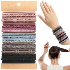 Boho Hair Ties, 20 PCS of 4 Styles Cute Hair Bands for Thick or Thin C-BOHO