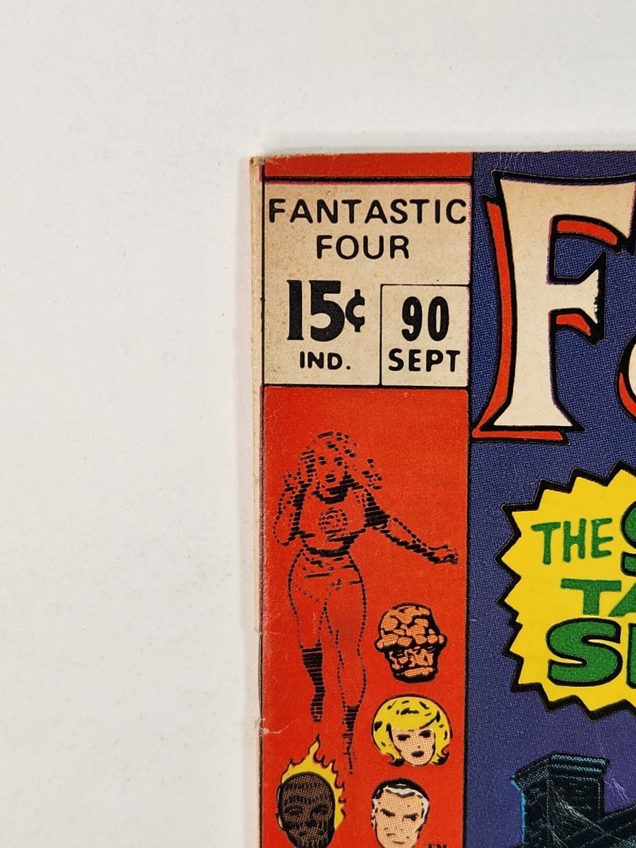 Fantastic Four 90 Jack Kirby Stan Lee Silver Age 1969 Nice Copy | eBay