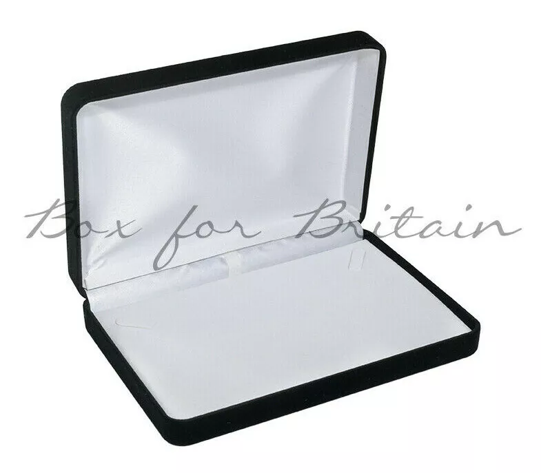 Luxury Black Velvet Jewellery Necklace Pendant Gift Box Jewellery Display Box