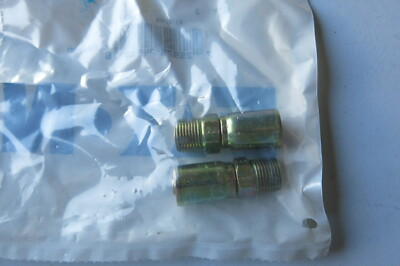 #ad NOS Eaton Hose Ends 06E 106 Hex Size 11 16 in Set of 2 pcs $13.99