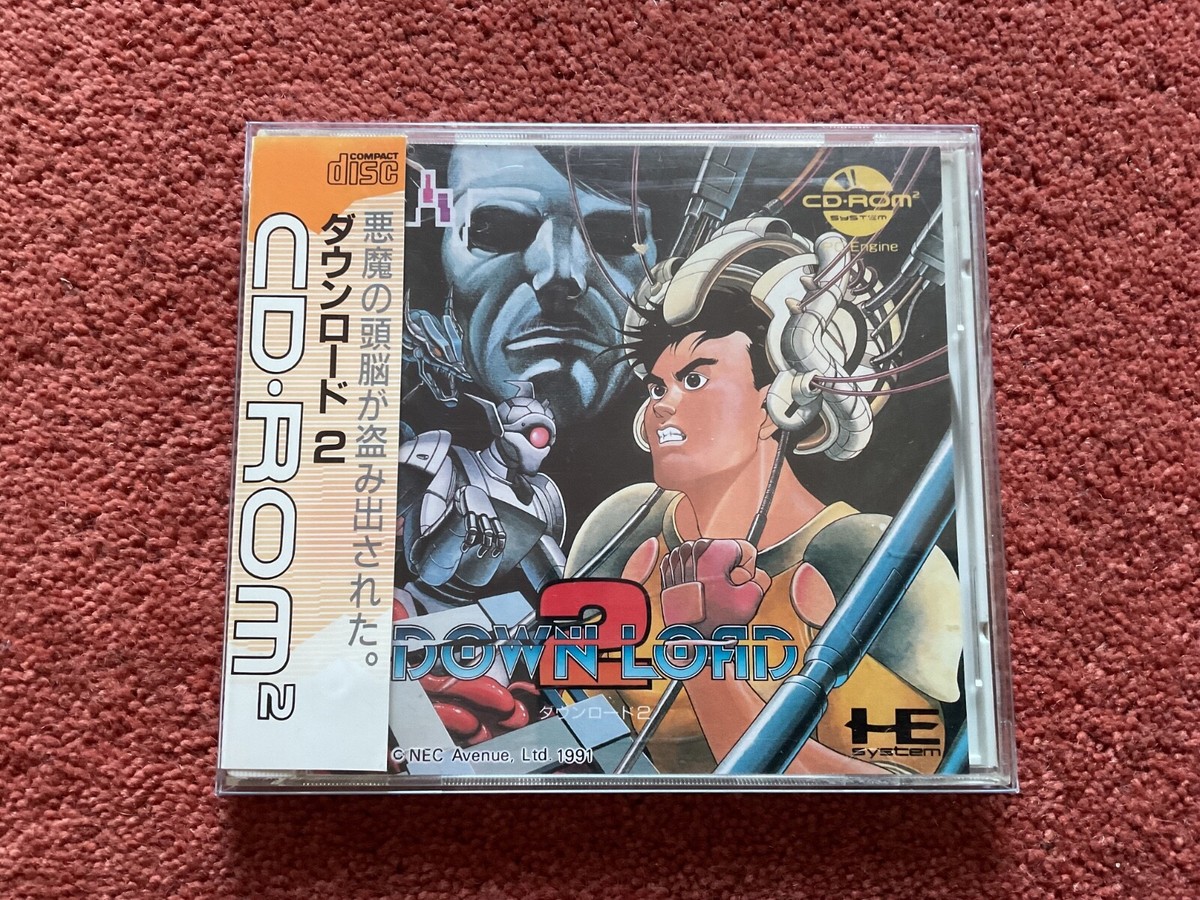 Download 2 for NEC PC Engine CD Rom 100% Original EX Condition 