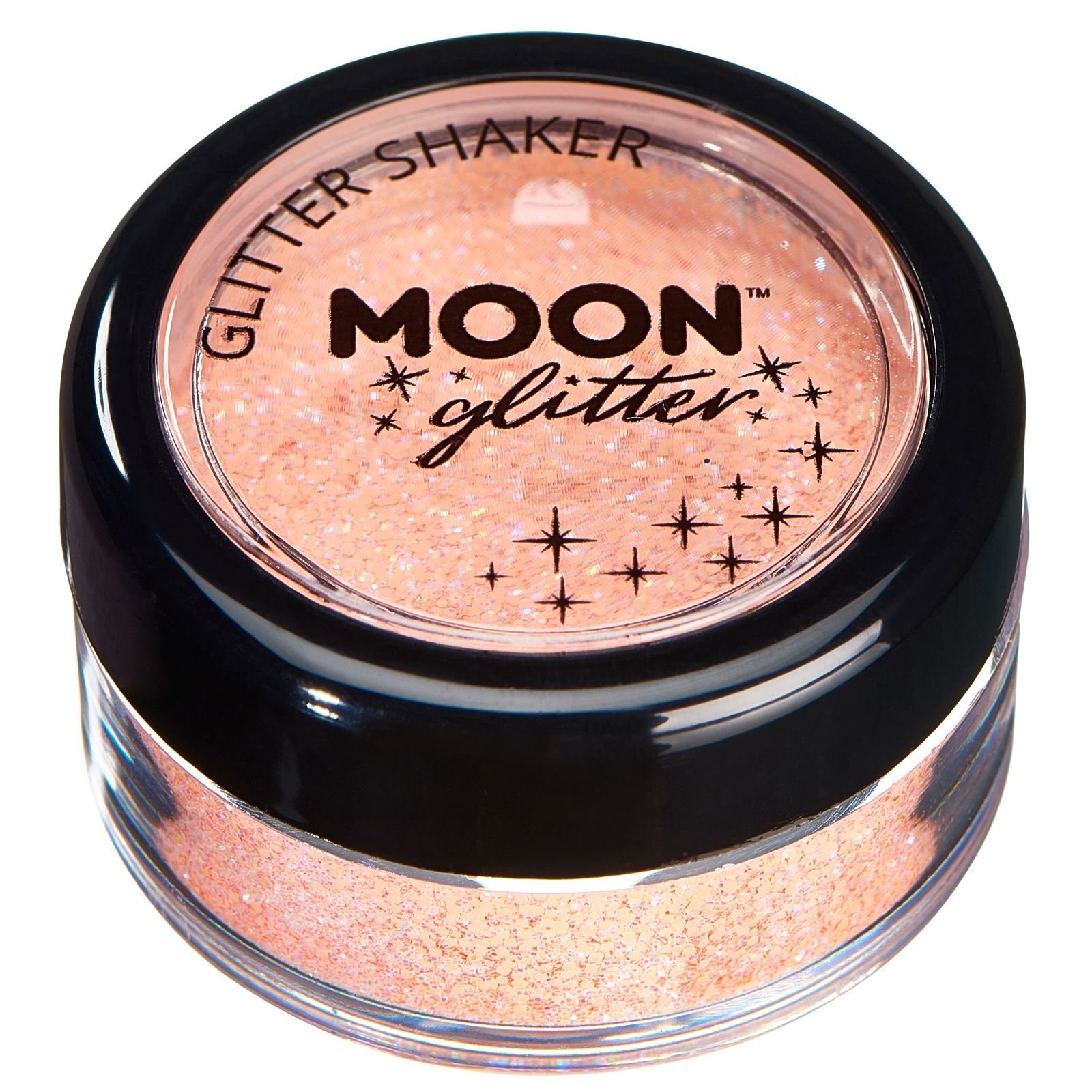 Smiffys Moon Glitter Pastel Glitter Shakers, Peach