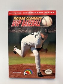 Roger Clemens' MVP Baseball (Nintendo NES) - NO MANUAL - Box And Game ONLY
