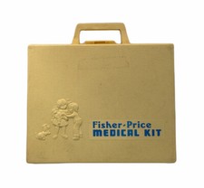 Fisher Price Medical Kit 1977 Doctor Dr Nurse Play Set Vintage Toys 936