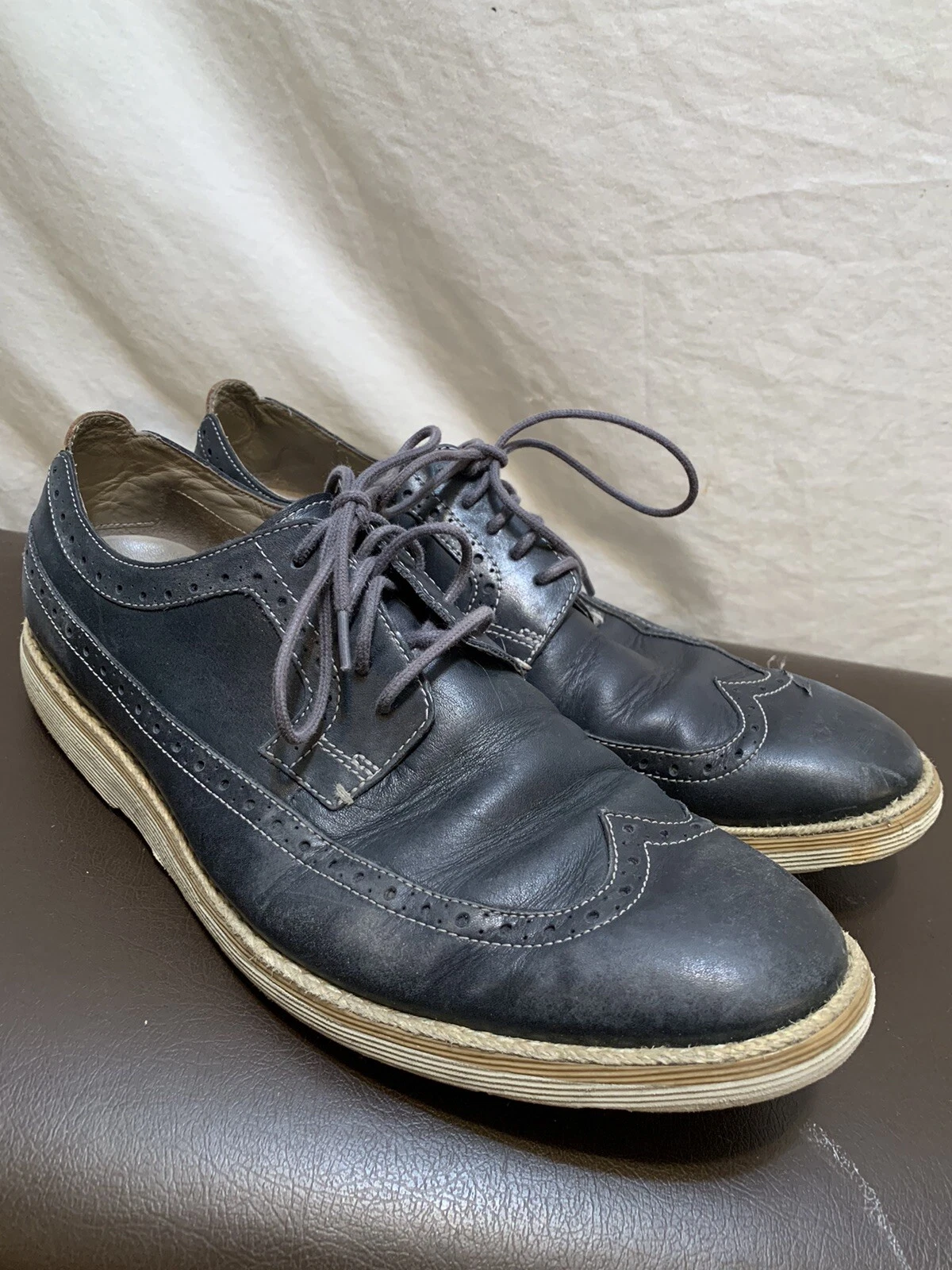 CLARKS Scarpe eleganti uomo Clark’s grigie taglia:8 5 con allacciatura grigio scarpe in Oxford