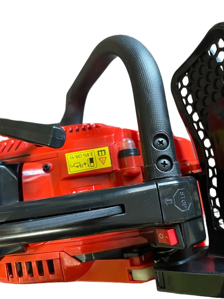 Motosega a scoppio 25cc 2 tempi con lama lunga 30cm da potatura giardinaggio - Immagine 3 di 4