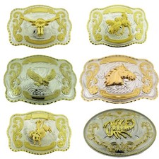 Bull Roosters Eagle Horse Rodeo Scorpion Belt Buckle Western Cowboy New Costume