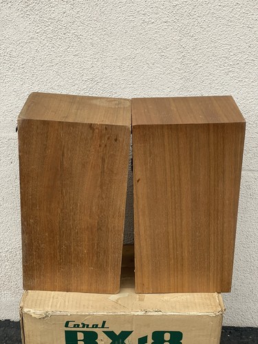 Coral BX-8A Stereo Speakers Fukuyo Sound Co Tested & Works MIJ MCM Vintage - Picture 2 of 9