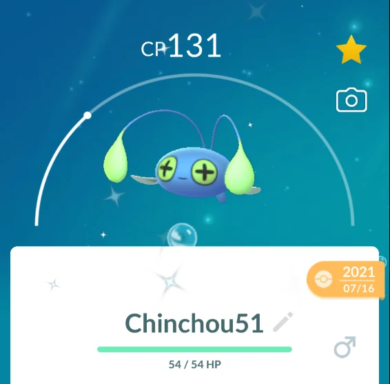 Shiny Chinchou - Pokemon Go