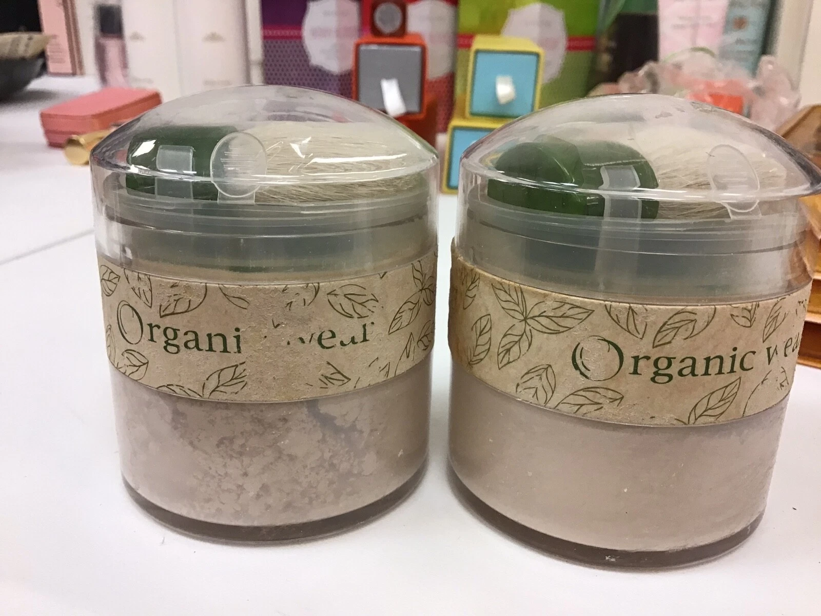 2X LOT Physicians Formula Organic Wear BEIGE ORGANICS Loose Powder .77 oz each