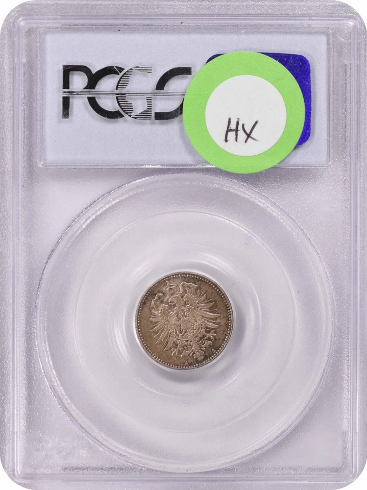 1876 A Germany 20 Pfennig KM5 MS65 PCGS - Image 2 of 2