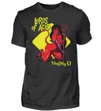 Lords of Acid Band Voodoo U Heavy Cotton Black All Size T Shirt For Men TU415
