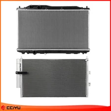 Aluminum Radiator And AC Condenser Assembly For 2006-2011 Honda Civic 1.8L 2.0L