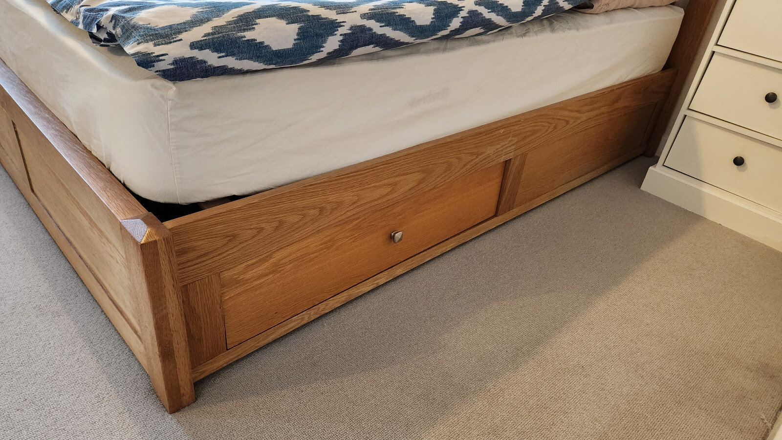 King Size Vaneer Wooden / Wood Bed Frame (Collection from London) eBay