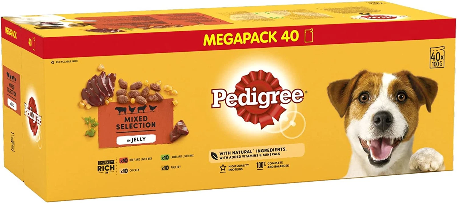 Pedigree Nassfutter mit Rind