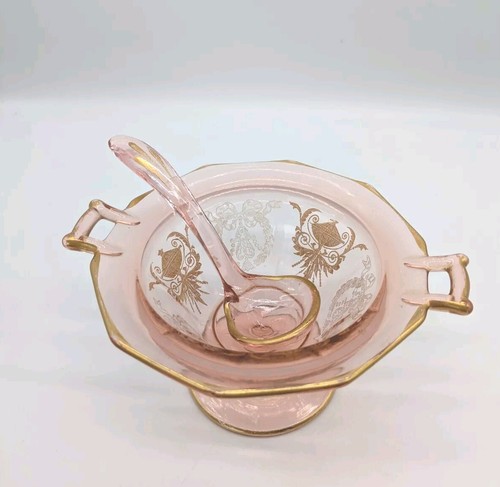 Cambridge rosa? Ciotola maionese finitura oro e pannolino - Foto 9 di 9