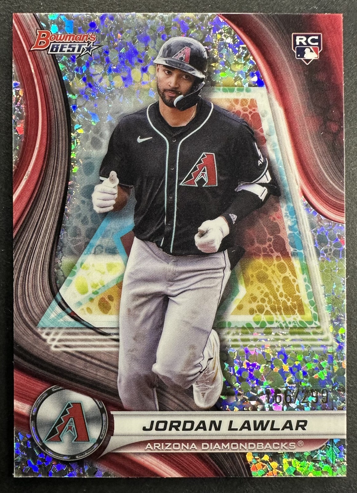 Jordan Lawlar 2024 Bowman's Best #4 Mini-Diamond /299 RC - Diamondbacks
