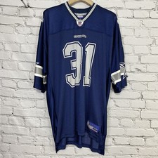 Camiseta deportiva de los Dallas Cowboys Roy Williams #31 Reebok On Field talla XL azul 7009A NFL