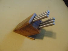  NRA Stamped Steak Knives Set Stainless Steel Blades with Aluminum handles