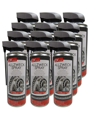 12x 400ml Allzweckspray 12x 450ml Pflegeöl Vielzweckspray Ölspray (ÄHNLICH WD40)
