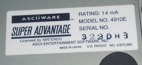** AsciiWare Ascii Super Advantage Joystick Controller Super Nintendo SNES