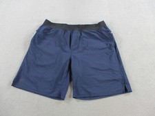 Fabletics Shorts Mens 2XL XXL Navy Blue Franchise Lined 9" Training Workout Gym