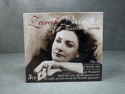 Zarah Leander ''Erinnerungs Edition'' 3 CD Set
