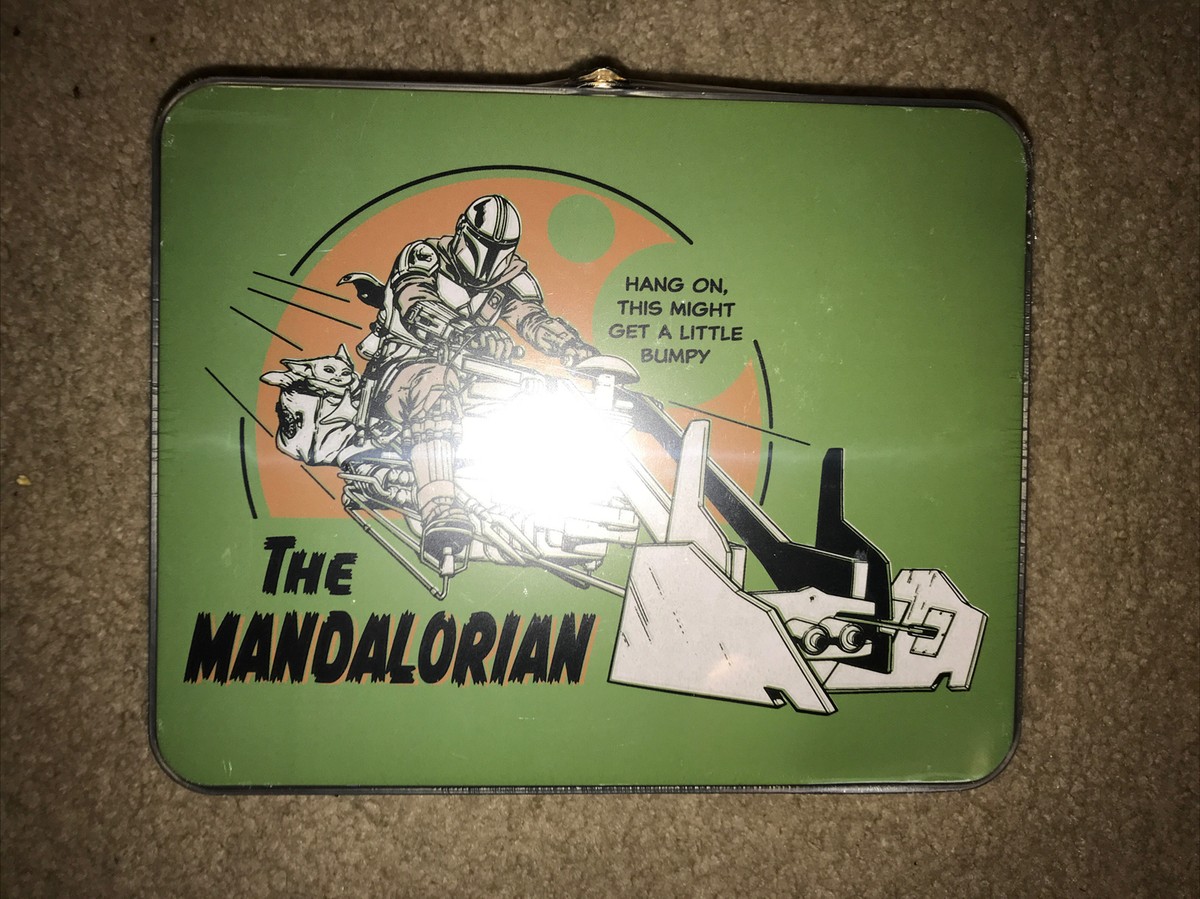 Star Wars The Mandalorian and The Child Large Tin Tote Lunch