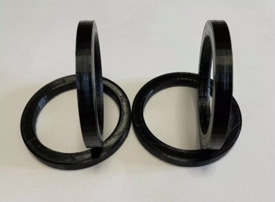 4 x pneugo! Anelli di centraggio per cerchi in alluminio 73.1 mm - 63.4 mm
