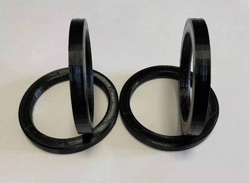 4 Anelli Centraggio Centratori Alluminio Cerchi Lega Mak 72mm56,6/57,1/58/60,1/ - Imagen 2 de 2