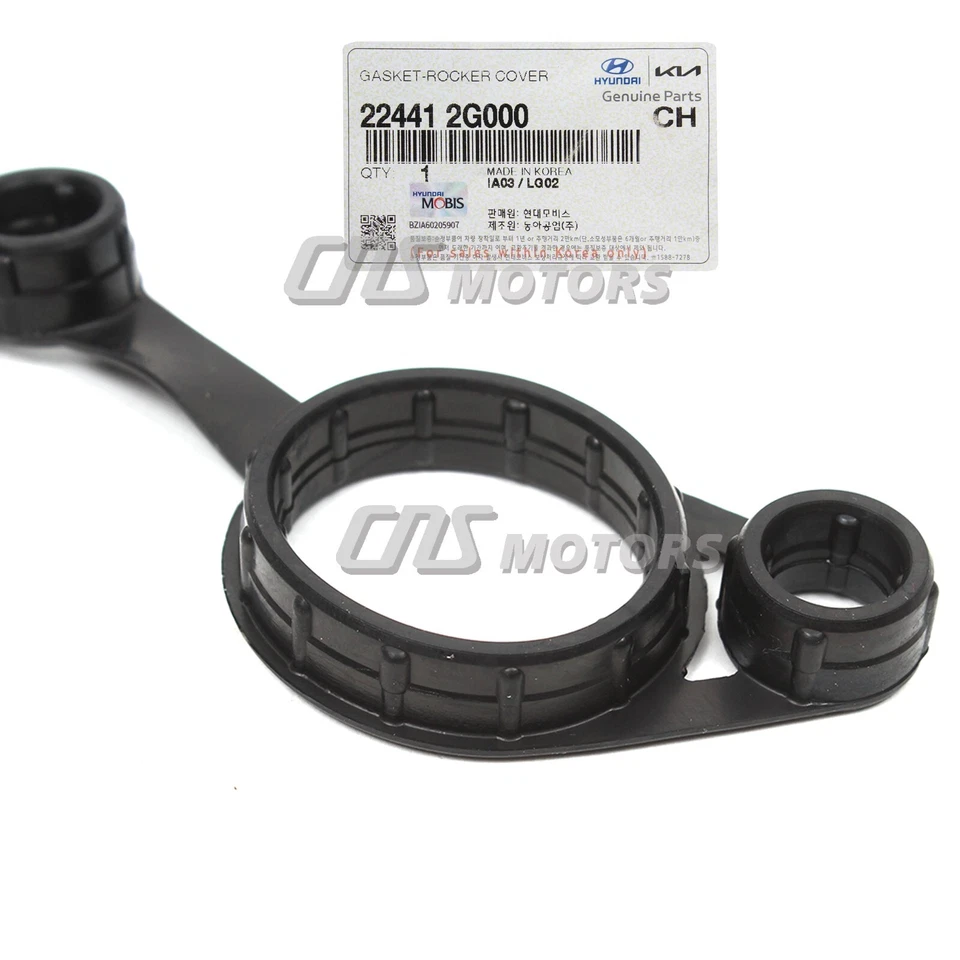 ✅GENUINE✅ Valve Cover Gasket for 08-13 Hyundai Kia 2.0L 2.4L Check Compatibility Foto 3 de 4