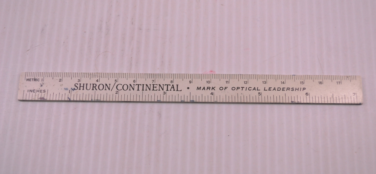 Shuron Continental Optical Vintage Ruler Optical Center Laboratory 7 ...