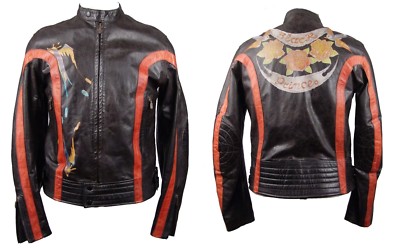 belstaff orange jacket